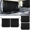 Zourglow 3 Pezzi Tenda Divisoria Privacy Auto, Anti-UV