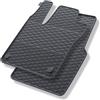 Mossa Tappetini gomma adatti per Smart Fortwo III (2014-2019) 2 pz. nero