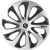 SPARCO SPC1473SVGR Sicilia 4 Pezzo Radzierblenden, Argento/Grigio, 4 Pezzo, 14