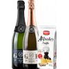Trentodoc Giulio Bernabei Brut Bernabei + Rosé + Amica Chips Tartufo Alfredo's 3 x 100gr - Bollicine