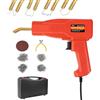 AUTOFU 150W Kit di saldatura in plastica, 4 forme/800pcs punti caldi, kit di riparazione in plastica con pinze, lama di levigatura, custodia per il trasporto, luce di lavoro a LED