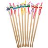 BELOWSYALER 10 pz/lotto Cartoni animati per Ear Picks Legno di Bambù Ear Picks Ear Remover Cleaner Ear Care Tool per Unisex