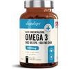 VitaBright Omega 3 1000mg-3000mg | 990 EPA + 660 DHA | 300 Capsule | Olio di Pesce Omega 3 Puro | Distillato Molecolarmente | Testato Privo di Metalli Pesanti | Certificato Friend of the Sea | VitaBright