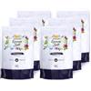 Nortembio Sali di Epsom Kit Benessere 6 x 180g Bagno Detox Relax Muscolare Cura della Pelle + eBook Omaggio - Idea Regalo Perfetta