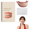 LAKVIL Dentiera Finta Naturale, Kit per Dentiera Completa Superiore e Inferiore, Riparazione Temporanea Denti per Uomini e Donne, Protesi Dentale, con 50 g di Gel per la Dentizione（B）