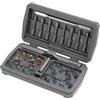 QWORK® Set di Cacciaviti a Cricchetto 42 in 1 con Impugnatura a T - Punte Magnetiche Colorate in Acciaio S2 per Montaggio Mobili, Riparazioni Elettroniche e Bici - Kit Professionale di Precisione