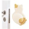Gwtdtoad Paracolpi Murali da Maniglie Porta | Protezione Parete per Animali,Cuscinetto Adesivo per Maniglie da Porta - per Cartongesto Testata Cucina Ingresso Bagno Armadio Frigorifero
