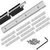 iMetrx 12 PSC 3030 Connettore interno in linea retta Staffa angolare Piastra di giunzione Argento 30x30 Hardware T-Slotted Accessori V-Slot con viti per accessori per stampanti 3D Profilo in alluminio