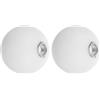 Beatifufu Paralume a Sfera Rotonda G9 in Plastica Antiurto, Paralume Opalino Bianco Latte 100Mm per Lampade da Tavolo e Lampadari, Set da 2 Pezzi per Ambienti Interni