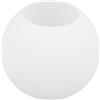 Artibetter Paralume in Vetro Sferico Opalino Bianco per Lampadario Soffitto, Facile da Installare, per Soggiorno e Camera da Letto