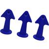 YiQinzcxg Set di ugelli di tenuta, 3 pezzi, applicatore, strumento di finitura, spatola in plastica, per mattoni, per rimuovere il silicone, per fughe, per sigillare