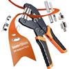 Preciva Occhielli per Teloni Professionali,con 280 Pezzi Occhiello (Ø Interno 10mm+6mm)，Multifunzione，per Pelle Telone Cartone PVC Tessuto e tende da sole etc.