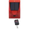 ThreeH solare allarme sensore di movimento all'aperto IP65 impermeabile 129dB forte lampada sirena 4 modalità di lavoro luce stroboscopica con telecomando