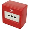 Eaton 4930010FUL-0048XC Fulleon CXM - Corpo per punto di chiamata per interni, con scatola posteriore, elemento in vetro, colore: Rosso