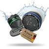 PERLATOR 4 regolatori di getto a vite M16.5 Perlator® a risparmio idrico, con chiave | ~ 5,7 l/min - Aeratore originale per rubinetti con filettatura interna