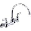 Peerless P299305LF Choice Two Handle lavello, montaggio a parete, cromato