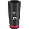 Milwaukee Elettrico - Shockwave IMP Duty 1/2DR 24MM DP 6PT Presa