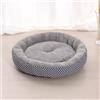 DOTBUY-SHOP Rotondo Cuccia Cane Interno, Lana d'Agnello Cuccia Gatto e Cane Ciambella Cuscino per Cani, Lavabile e Morbido Cuscino per Animale Domestico, per Perros y Gatos (S,Onda)
