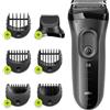 Braun Series 3 Shave e Style 3000BT Rasoio da Barba Elettrico Da Uomo Nero Grigio