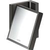 hansgrohe AXOR UNIVERSAL Rectangular Miroir de rasage, grossissement 1,7x, inclinable, cadre métal, 42649330, 42649330
