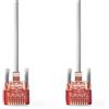 Nedis Cavo di rete CAT6 - RJ45 maschio - RJ45 maschio - U/UTP - 30,0 m - Rotondo - PVC - Grigio - Etichetta
