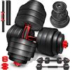 RE:SPORT® Set di manubri 40 kg Set di manubri Piastre per manubri