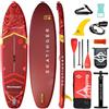 Skatinger SUP SKATINGER Prana Magma Red 350x89x15 cm (11'6'') tavola da yoga