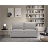 EVERGREENWEB MATERASSI & BEDS EVERGREENWEB Divano Letto 2 Posti con Materasso Memory 140x190, Sofà Soggiorno con Piedi in Legno Design Moderno, Struttura Rinforzata Pieghevole, Tessuto Grigio Chiaro Antimacchia, Cuscini Estraibili