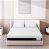 Generico Memory Matratzen Materasso 120 x 200, Gel Memory Foam, Con Rivestimento Sfoderabile, Ultra Traspirante, Medio Rigido H3, Sollievo Dal Mal Di Schiena, Durevole (20CM, 120X200CM)
