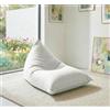 Cieffepi Home Collections TOLDO pouf medium e small per esterno impermeabile (Bianco, Small)
