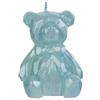 Generico Candela Orso Orsetto 6x6x8 cm Colore Celeste BOMBONIERA (3691)