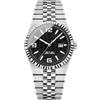 zwxqe Wrist Watches for Man, Water Proof Daily Wear Timepiece, Casual Men's Watch for Everyday Outfits, Classic Analog Men Watch for Business Leisure Style, Fashion Wrist Accessory, nero, Se référer