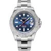 Sugess Ocean Star S450-2.ES - Orologio meccanico da uomo in vetro zaffiro 100 m, Argento