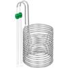 Royal Catering Serpentina Acciaio Inox Per Raffreddamento Mosto Birra 16 Spirali Ø 26 cm 60 L