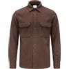 XACUS - Camicia regular fit - Cioccolato