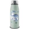 alfi Kids ISO BOTTLE 350 ml, verde con Dinos, borraccia termica per bambini, in acciaio inox, chiusura a vite, tenuta stagna, calda per 12 ore, fredda per 24 ore, senza BPA