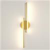 Riserva Lampada da Parete Interno Oro 24W, 4500K Bianco Neutro, 60cm