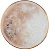 GILDE Quadro a LED Moon - Stampa su tela rotonda con motivo - Grigio/Bianco - Ø 70 cm - Arruffato - Luna