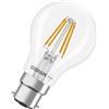 OSRAM Lampada LED Lampadina a forma di stella A 40 filamento 3,4W trasparente B22d