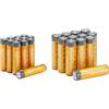 Amazon Basics, confezione da 24 batterie alcaline AA e AAA ad alte prestazioni, 12 batterie AA e 12 batterie AAA, 1,5 Volt, durata di 10 anni