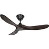 CasaFan Ventilatore da soffitto CasaFan 312217 ECO GENUINO 122 cm Noce/Nero Opaco
