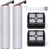 FeinKulturia Accessori per Dreame H12 Pro H12 Dual Ricambi | Set 5 Pezzi con 2 Rulli Spazzola 2 Filtri HEPA 1 Spazzolina, Lavapavimenti Aspirapolvere Solidi e Liquidi Kit Spazzole