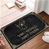 Dsoluuing Home Sweet Appartamento Zerbino You Shall Not Pass Tappeto Divertente Camera Da Letto Decor Uomo CABE Decor (Taglia : 40X60CM)