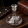 Hoowking Decanter per Vino Dispenser Bevande Decanter Whisky Alcolici Regalo Uomo Compleanno Bottiglia Vetro Vino Personalizzata Teschio Regalo 40 anni Uomo Accessori Vino Regalo Casa