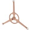 Mikikit Supporto Piatto Microonde Base Girevole Rulli Triangolari Silenziosi e Anello Rotante per Uso Domestico, Ricambio 19,5 CM