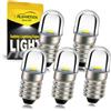 Ruiandsion 5 pezzi Lampadina LED E10 18V bianca per sostituzione torce elettriche