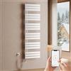 S'AFIELINA Scaldasalviette Elettrico Bagno WiFi 1599x500mm 1000W, Bianco