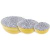 Villa Altachiara Coppette Gelato, Ciotole Colazione, Coppette Macedonia, In Porcellana, Set Da 3, Misure Assortite, Per Colazione, Frutta, Dessert, Adatta A Microonde E Lavastoviglie. Linea: Furore