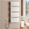 S'AFIELINA Scaldasalviette Elettrico Bagno WiFi 1041x500mm 600W, Bianco