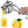 Generic Spremiagrumi manuale in alluminio, spremi frutta a mano per agrumi e melograno, capacità 0,6 l, con manico ergonomico antiscivolo, facile da usare e pulire per limone, lime, arancione